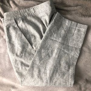 Oak and Fork Heathergray Wool Trousers